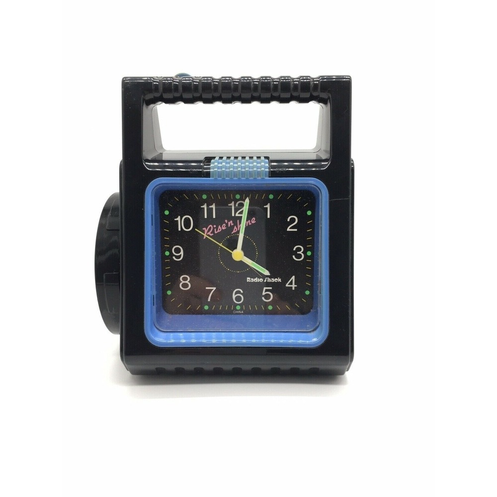 Vintage 90s Radio Shack Rise 'n Shine Alarm Clock‎ Flashlight Combo